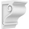 Ekena Millwork Standard Scroll Architectural Grade PVC Corbel, 7"W x 8"D x 12"H CORP07X08X12SCR - alternate 1